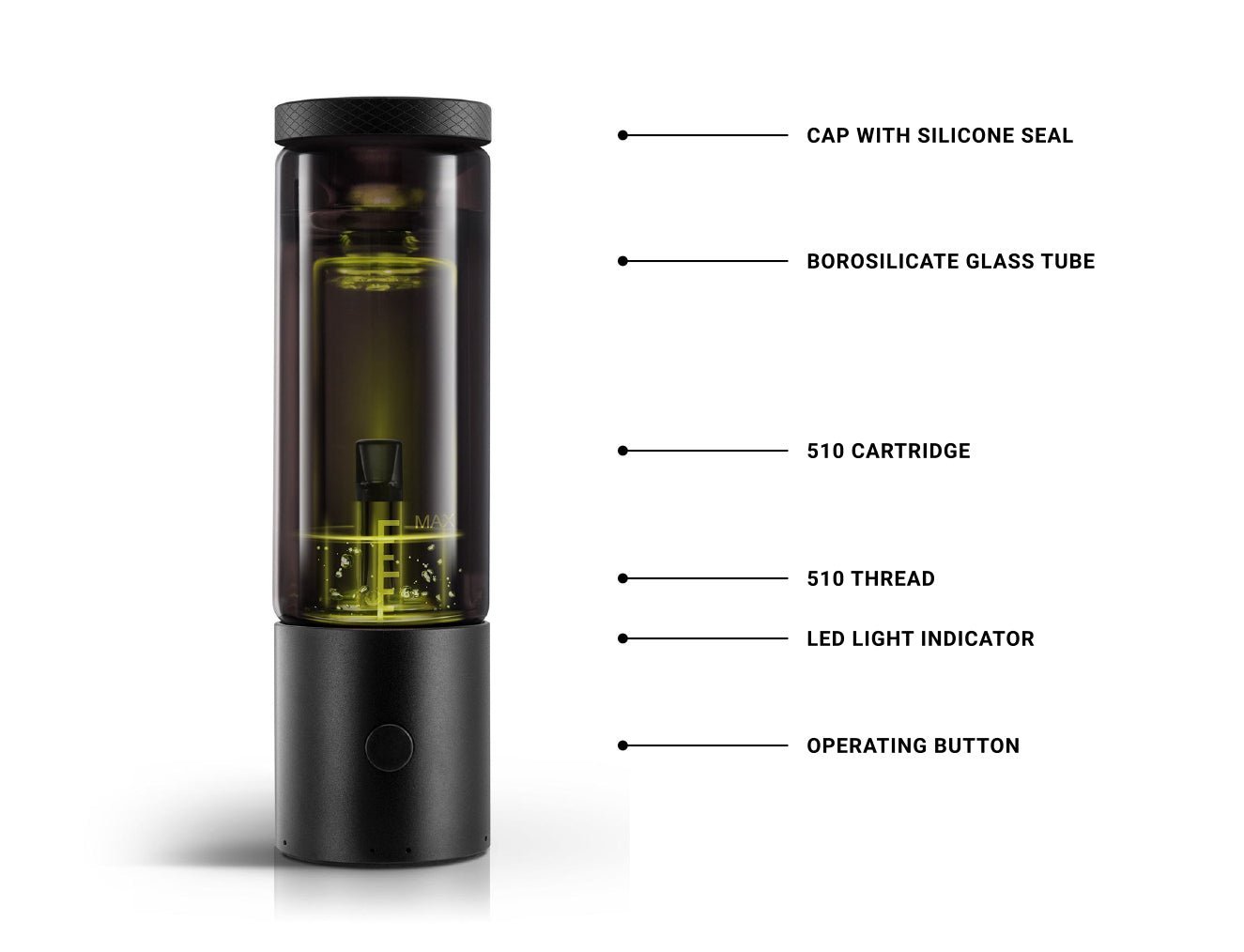 Carti9 510 Vape Cart Liquid Filtration Vaporizer - Image 8