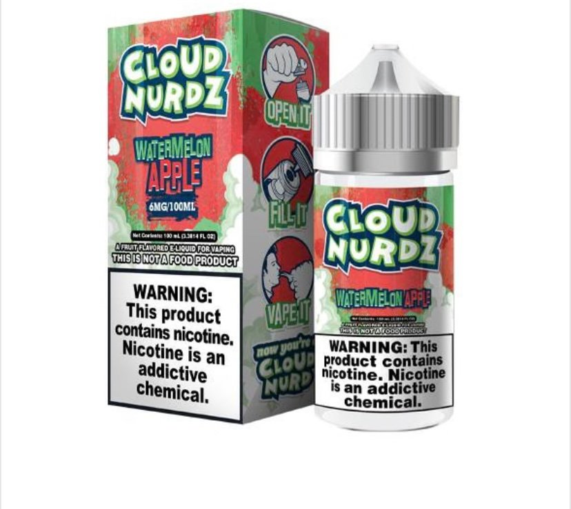 Watermelon Apple by Cloud Nurdz 100ml - Image 2
