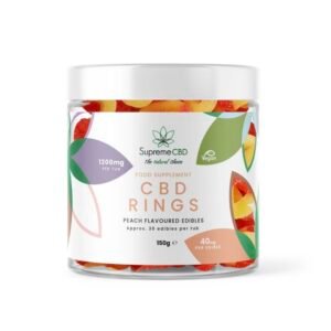 CBD Gummy Peach Rings (1200mg)