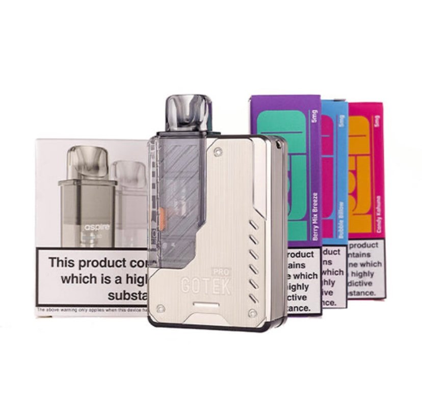 Aspire GoTek Pro Pod Kit Bundle