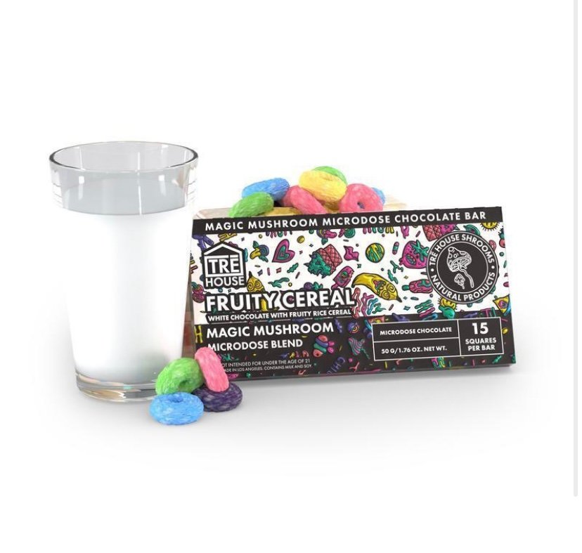 FRUITY CEREAL MAGIC MUSHROOM CHOCOLATE BAR – TRĒ HOUSE