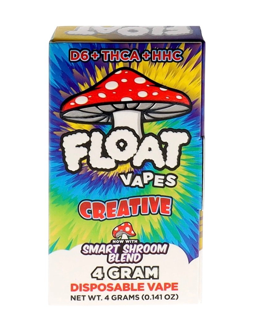 D6+THCA+HHC Creative Float Smart Shroom Blend Vape 4G