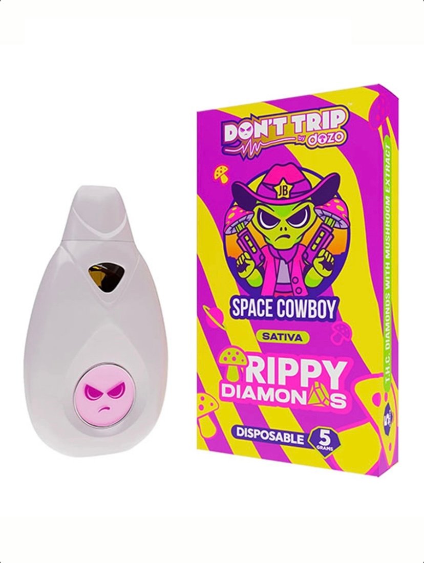 Space Cowboy Dozo Don’t Trip Trippy Diamonds Disposable 5G