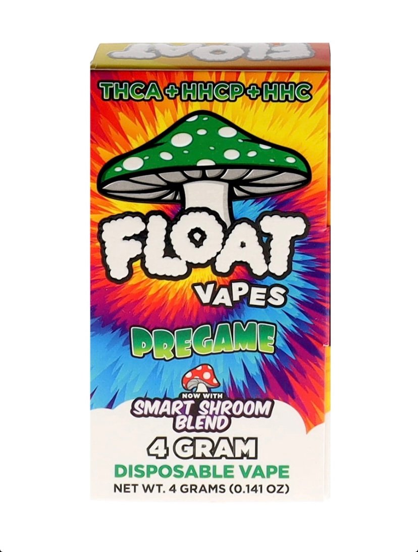 THCA+HHCP+HHC Pregame Float Smart Shroom Blend Vape 4G