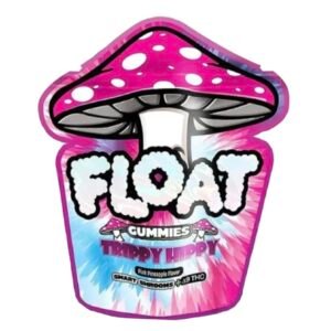 Trippy Hippy Pink Pineapple Float Mushroom Gummies + Delta 9 THC 100mg