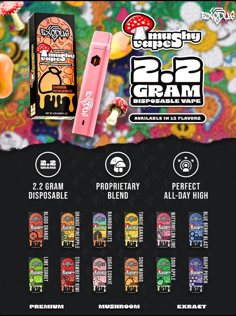 Tangie Banana Exodus Mushy Disposable Vape 2.2G - Image 3