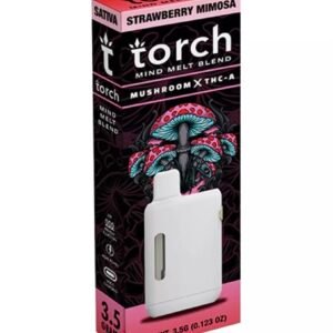 Strawberry Mimosa Torch Mind Melt Mushroom x THC-A Blend Vape 3.5G