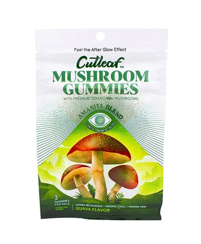Guava Cutleaf Mushroom Gummies Amanita Blend 500mg