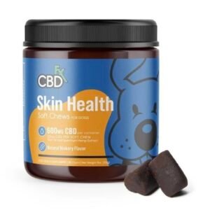 CBDfx Skin Health Soft Chews For Dogs 600mg CBD