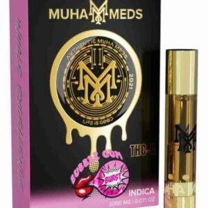Bubble Gum Burst Muha Meds THC-A Cartridge 2G