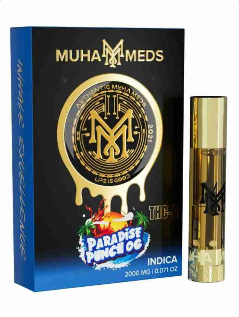 Paradise Punch OG Muha Meds THC-A Cartridge 2G