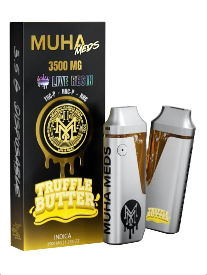 Truffle Butter Muha Meds Live Resin THCP+HHCP+HHC Vape 3500MG