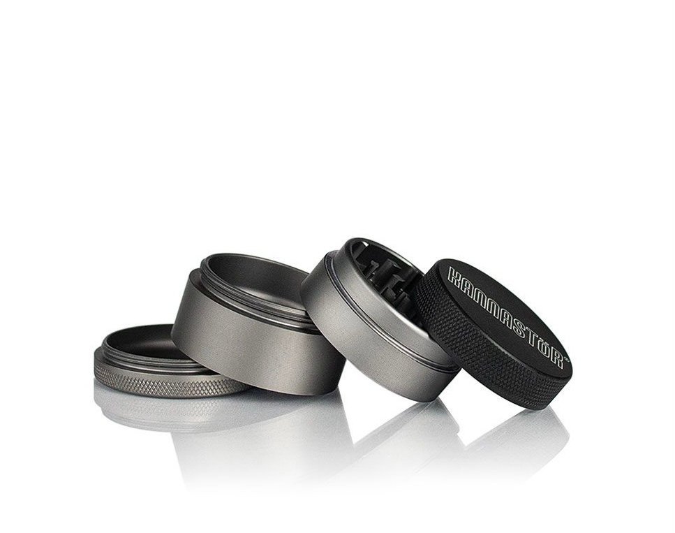 4pc Solid Body Grinder *Gunmetal* 2.5 inch - Image 2