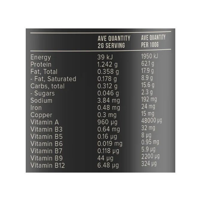 Chief Nutrition Organic Beef Liver 120 Capsules - Image 2