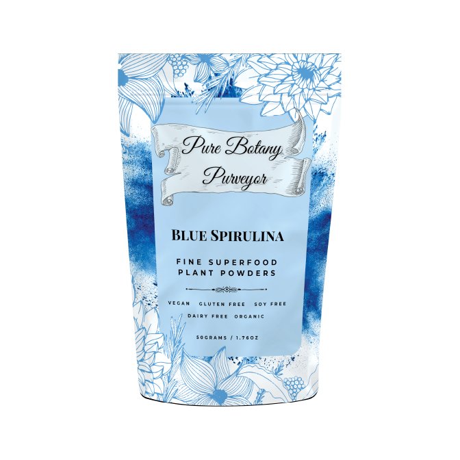 Pure Botany Purveyor – Fine Superfoods Powder 50g (Blue Spirulina)
