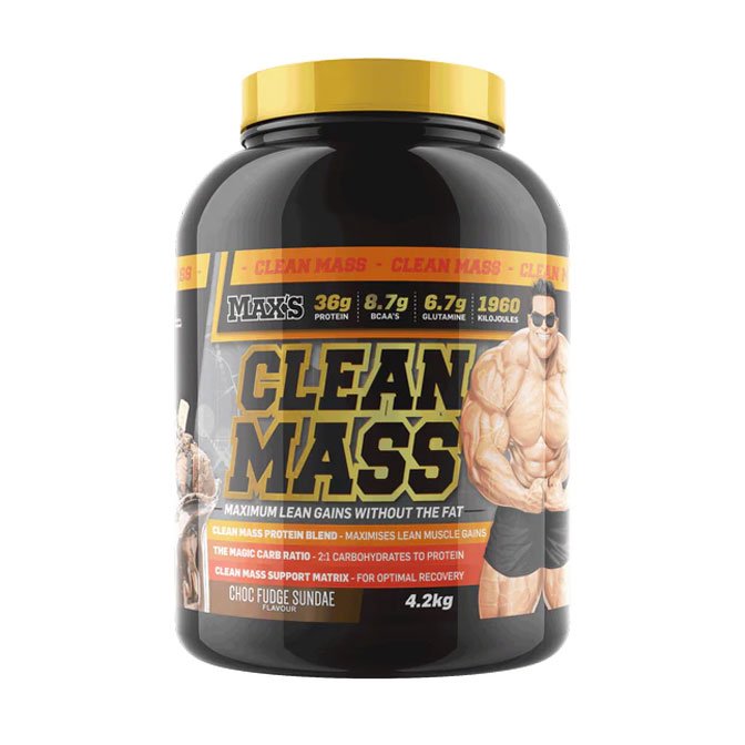 Clean Mass Gainer by Max’s Protein 4.2kg - Image 2