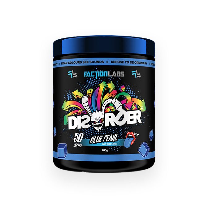 Disorder Pre-Workout by Faction Labs 50 Serves - Image 4