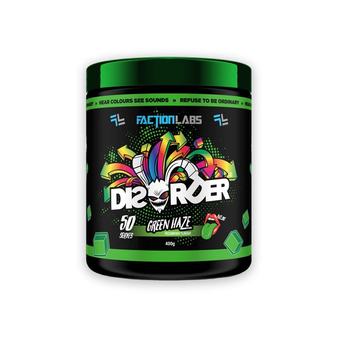Disorder Pre-Workout by Faction Labs 50 Serves - Image 6