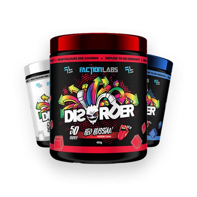Disorder Pre-Workout by Faction Labs 50 Serves