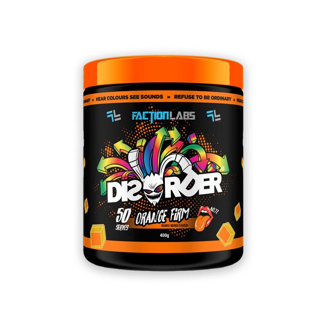 Disorder Pre-Workout by Faction Labs 50 Serves - Image 7