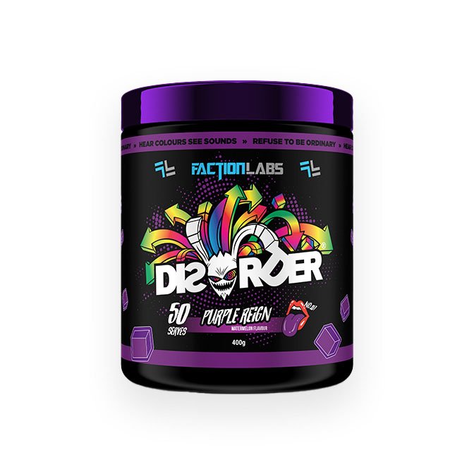 Disorder Pre-Workout by Faction Labs 50 Serves - Image 9