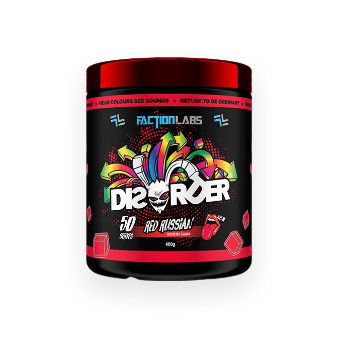 Disorder Pre-Workout by Faction Labs 50 Serves - Image 11