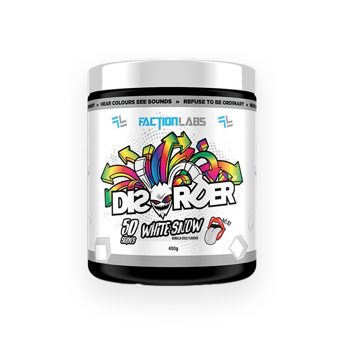 Disorder Pre-Workout by Faction Labs 50 Serves - Image 12