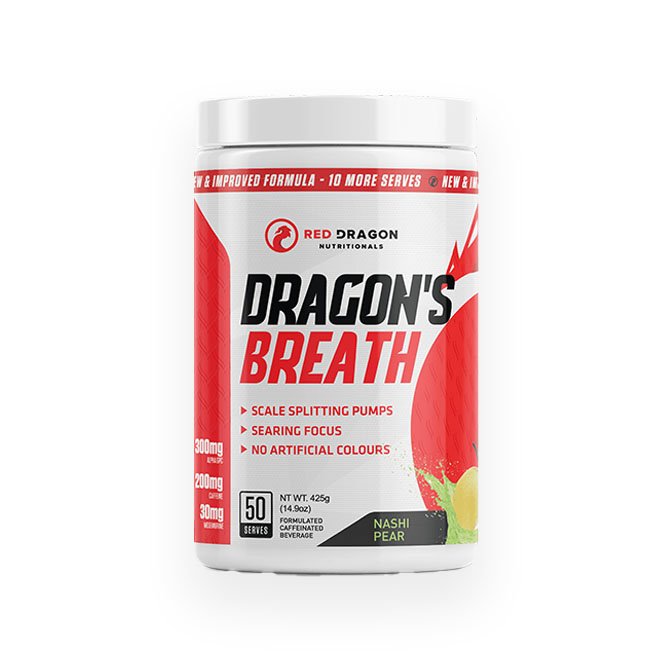 Dragon’s Breath Pre-Workout by Red Dragon 50 serves - Image 3
