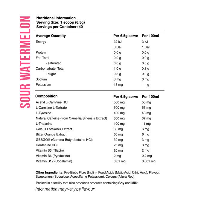 Fireball Black Thermogenic by Red Dragon 40 Serves - Image 2