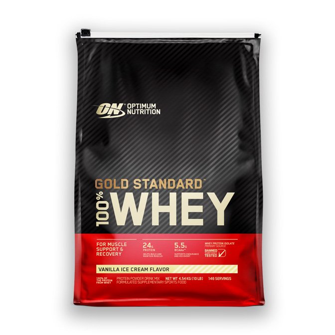 Gold Standard Whey Protein by Optimum Nutrition 4.54kg (10lbs) - Image 3
