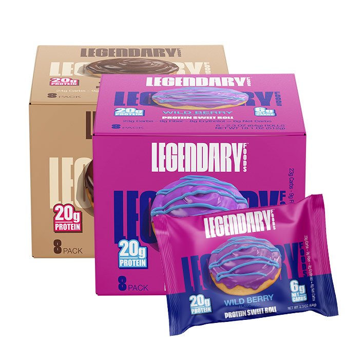 Protein Sweet Roll by Legendary Foods 67g (Box of 8)