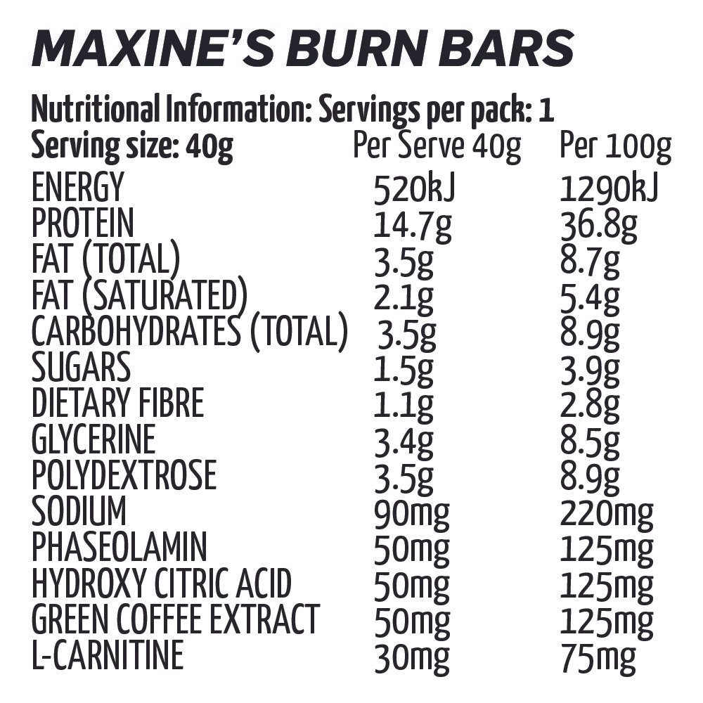 Maxine’s Burn Bar (Box of 12) - Image 2