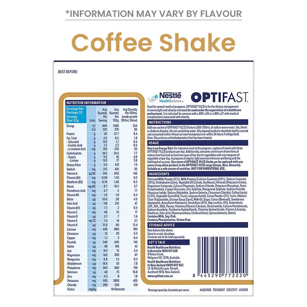 Optifast Shakes VLCD – 12 Pack - Image 2