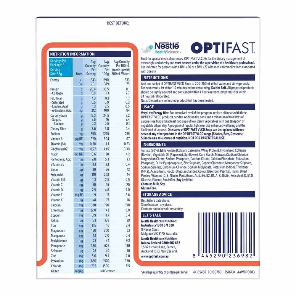 VLCD – Nestle Optifast Soup - Image 4