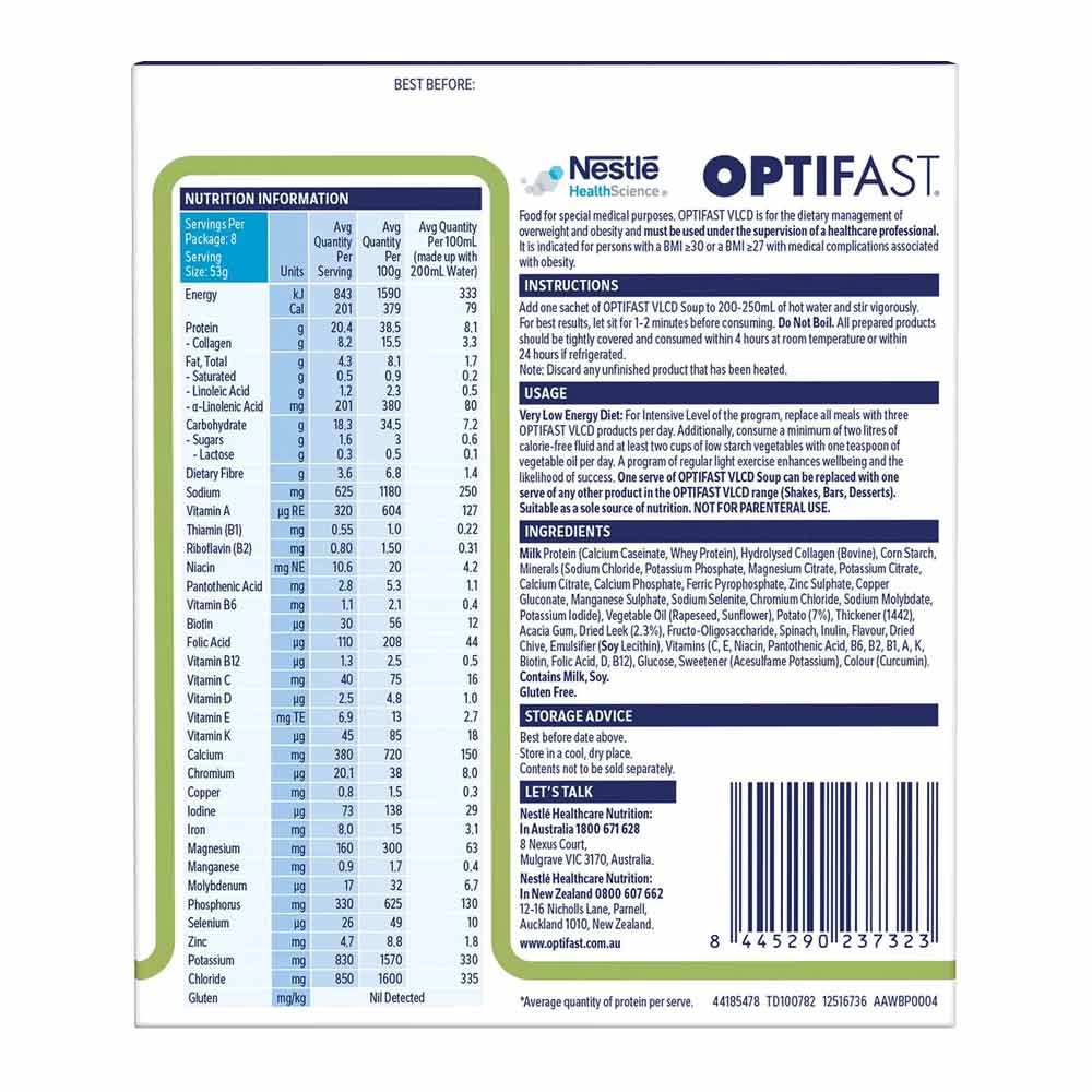 VLCD – Nestle Optifast Soup - Image 3