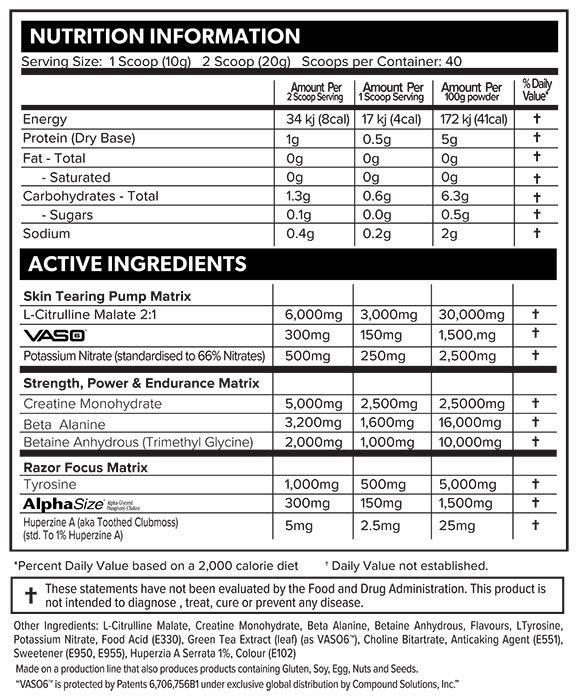 Grind Non Stim Pre-workout by Primabolics 40 Serves - Image 2