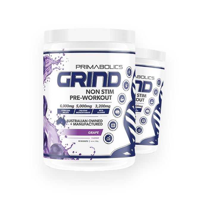 Grind Non Stim Pre-workout by Primabolics 40 Serves