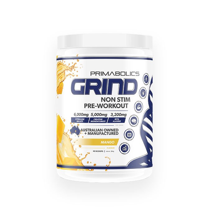 Grind Non Stim Pre-workout by Primabolics 40 Serves - Image 6