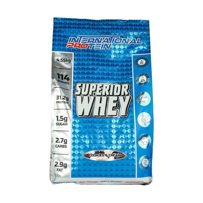 Superior Whey Protein by International Protein 4.55kg - Image 3