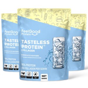 Bundle Pack – Tasteless Protein 500g x 3 by Feel Good Protein (Save 15%)
