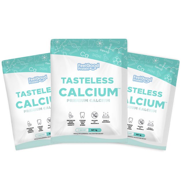 Tasteless Calcium by Feel Good Protein – 3-Serve Pack