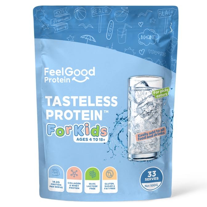 Tasteless Protein for Kids (Collagen & Whey) 500g by Feel Good Protein
