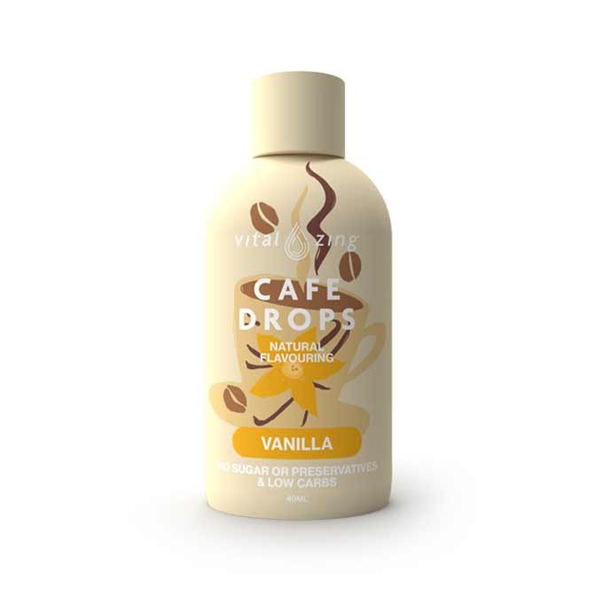 Cafe Drops Natural Flavouring 40ml by Vital Zing - Image 3
