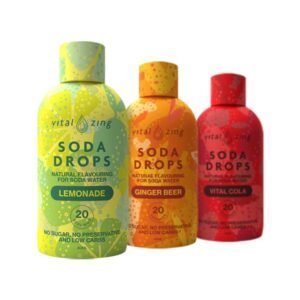 Soda Drops Flavour Enhancer 40ml by Vital Zing – Single Bottle