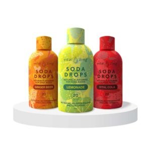 Soda Drops Flavour Enhancer 40ml by Vital Zing – Assorted Bundle