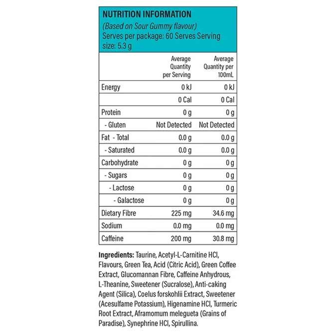 X50 – Showtime Thermoshred 60 serves - Image 2