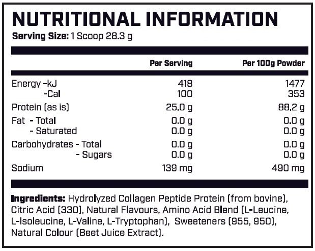 Collagen Pro Protein by Cyborg Sport 1kg - Image 2