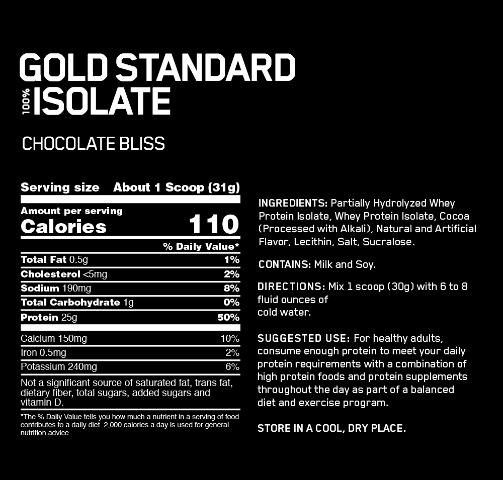 Gold Standard WPI Protein by Optimum Nutrition 720g - Image 2